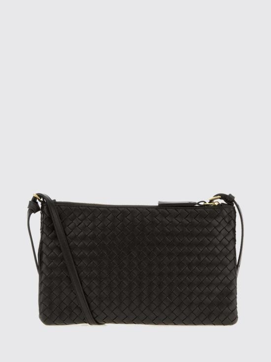 26FW 보테가베네타 인트레치아토 피콜로 미디움 파우치 876625V0HW0 2094 Coffee - BOTTEGA VENETA