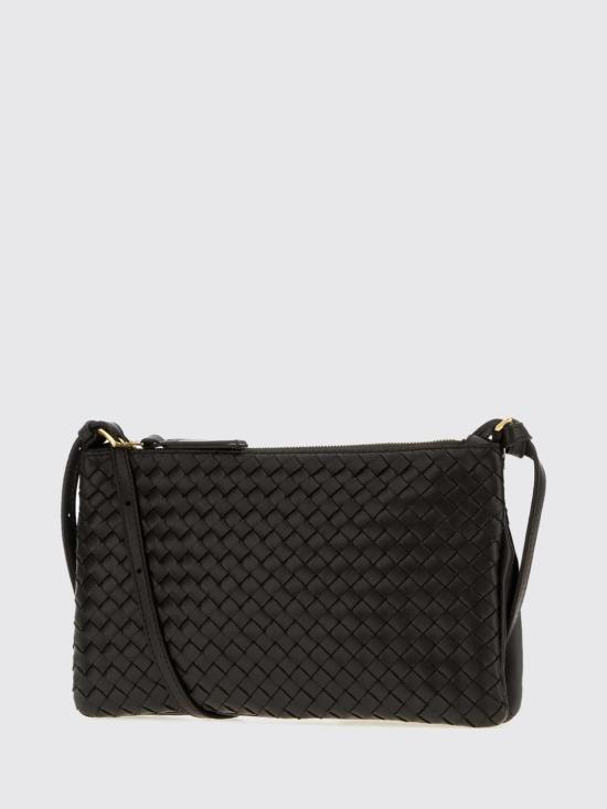 26FW 보테가베네타 인트레치아토 피콜로 미디움 파우치 876625V0HW0 2094 Coffee - BOTTEGA VENETA