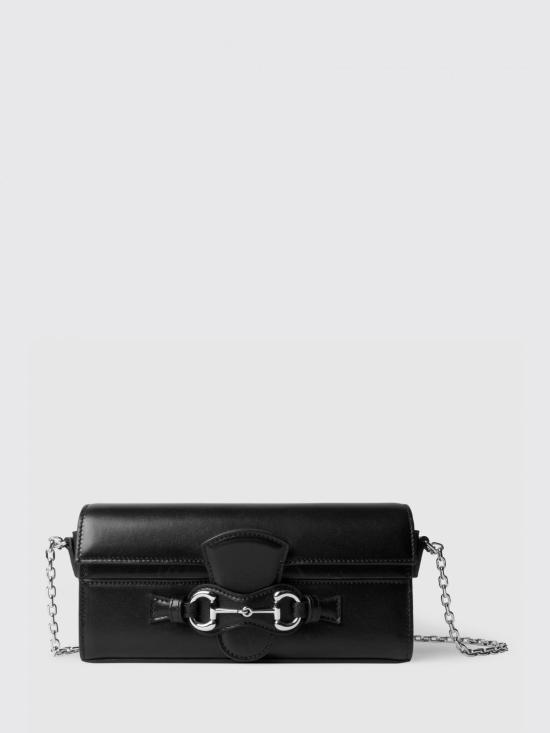 26FW 구찌 홀스빗 체인 월렛 A006YUAAGX4 1000 Black