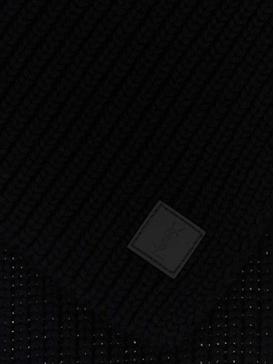 26FW 생로랑 머플러/스카프 A004603Y206 1000 Black - SAINT LAURENT