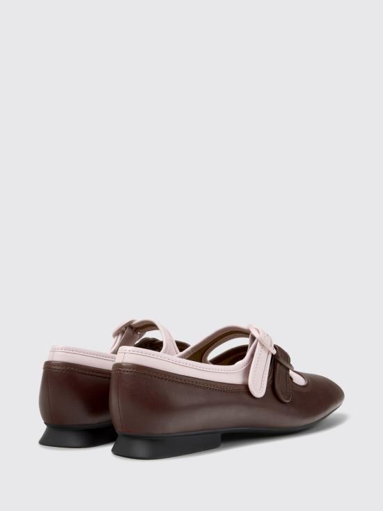 26FW 캠퍼 플랫 슈즈 K201952 003 CASI MYRA 0 Brown - CAMPER