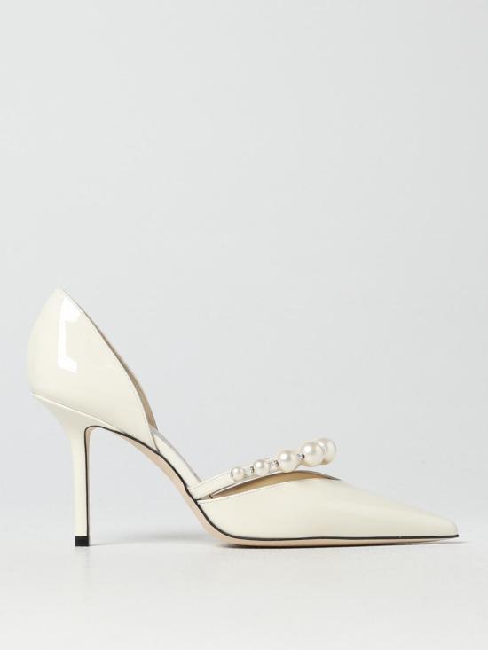 26FW 지미추 힐/펌프스 AURELIE85XKM LATTE WHITE Milk
