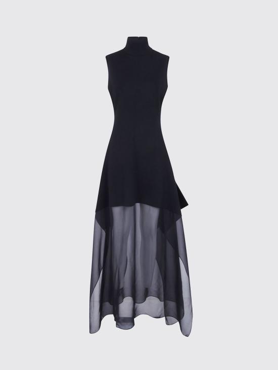 26FW 스포트막스 롱 원피스 2622326033600 004 Black - SPORTMAX
