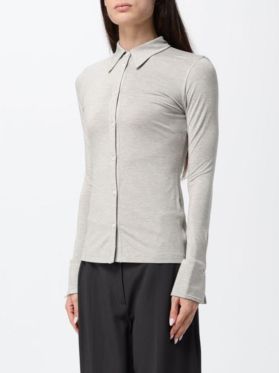 26FW 토템 셔츠 263WRT0752FB0656 039 Grey - TOTEME
