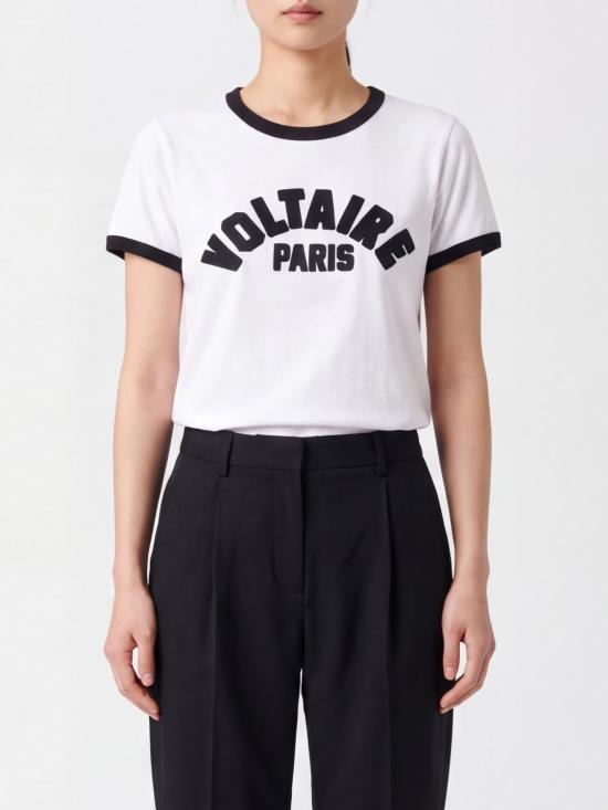26FW 자딕앤볼테르 반팔 티셔츠 JWTS02851 107 White