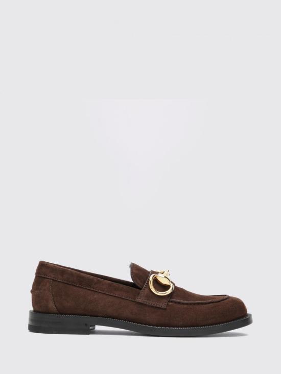26FW 구찌 부르바르 스웨이드 로퍼 876289AADUN 2714 Brown