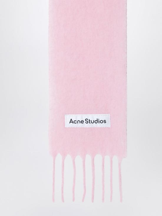 26FW 아크네 스튜디오 벨리 스키니 모헤어 머플러 CA0443A DJS Pink - ACNE STUDIOS