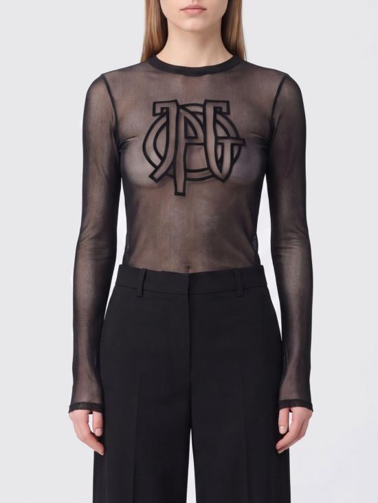 26FW 장 폴 고티에 탑 2604WTO541M0 0000 Black
