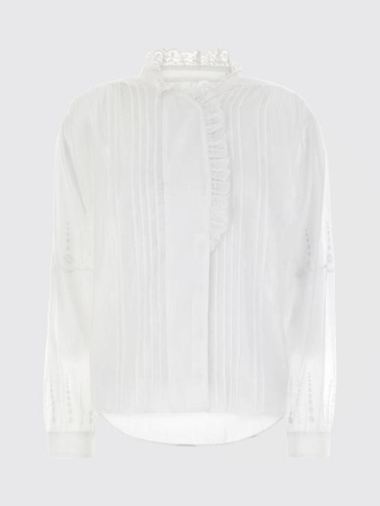 26FW 이자벨마랑에뚜왈 레오타 코튼 보일 블라우스 탑 HT0918FAD3J10E 20WH White - ISABEL MARANT ETOILE