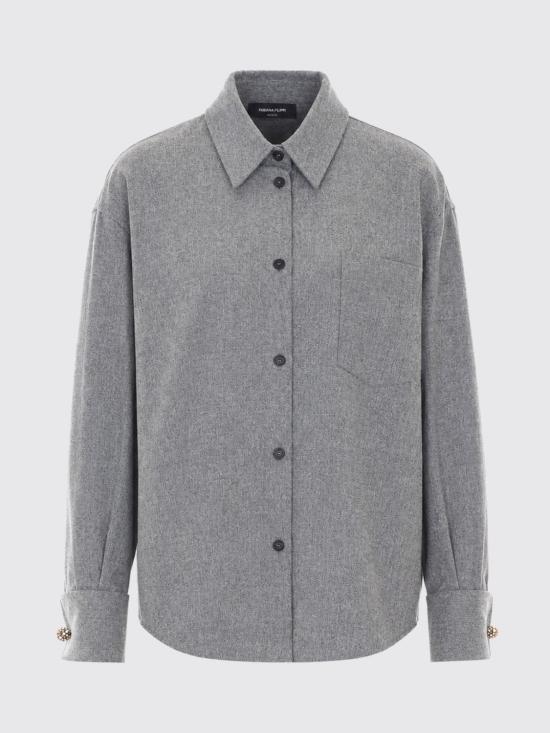 26FW 파비아나 필리피 셔츠 CAD226F693D186 8131 Grey 1 - FABIANA FILIPPI