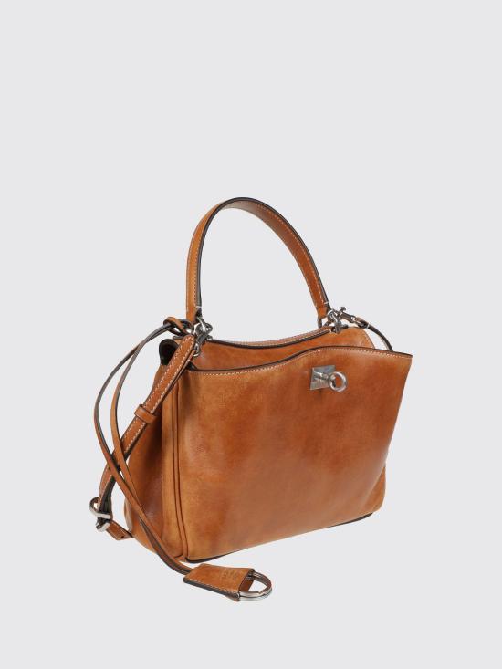26FW 발렌시아가 로데오 미니 핸드백 8437122ABP7 2753 Burnt - BALENCIAGA