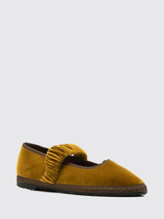 26FW 플라벨루스 플랫 슈즈 MAFALDA OCHRE MUSTARD Ocher - FLABELUS