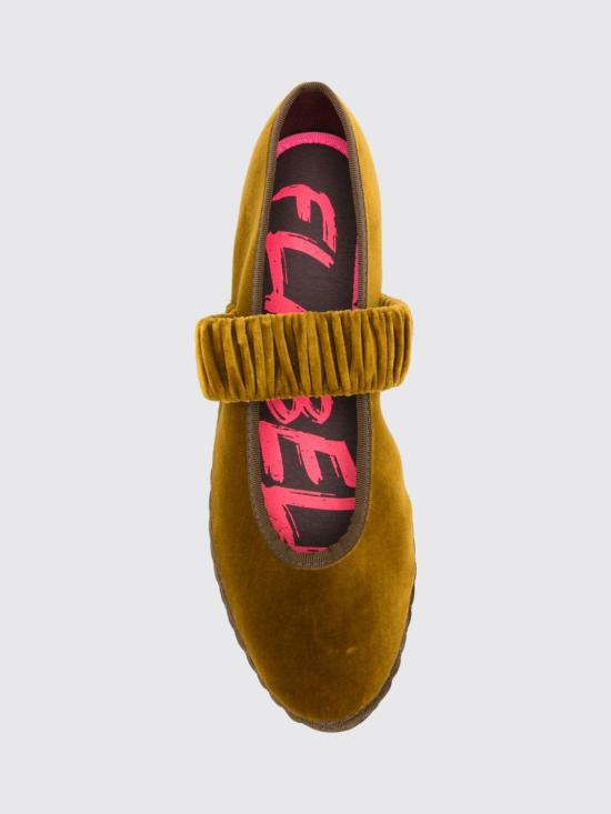 26FW 플라벨루스 플랫 슈즈 MAFALDA OCHRE MUSTARD Ocher - FLABELUS