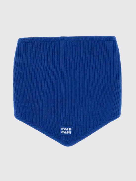 26FW 미우미우 울 캐시미어 블렌드 니트 5FS2002F8S F0V41 Royal Blue