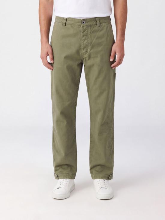 26FW 오프화이트 팬츠 OMCF04RF26FAB00130 312 Olive