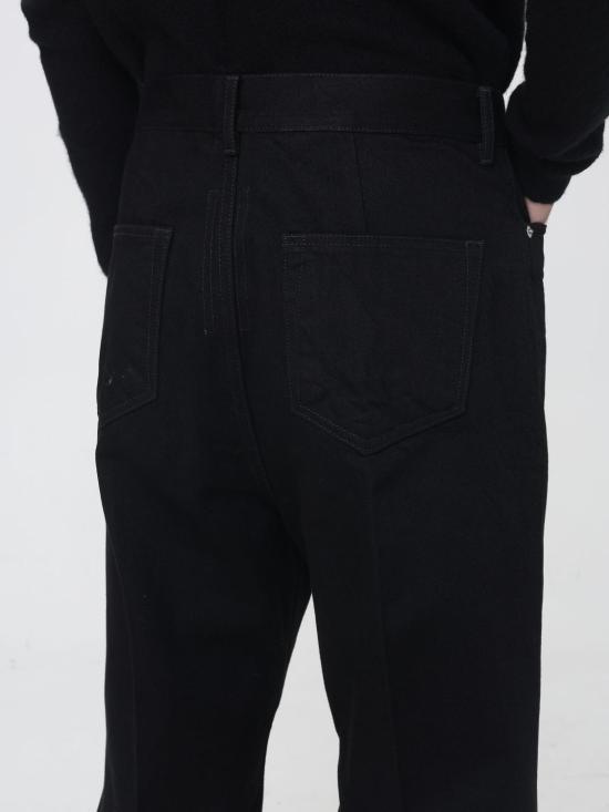 26FW 릭 오웬스 데님 팬츠 RR02F4335HDK 09 Black - RICK OWENS