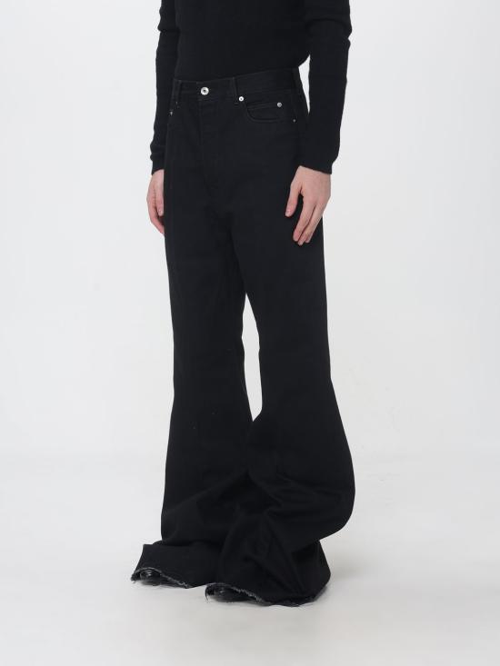 26FW 릭 오웬스 데님 팬츠 RR02F4335HDK 09 Black - RICK OWENS