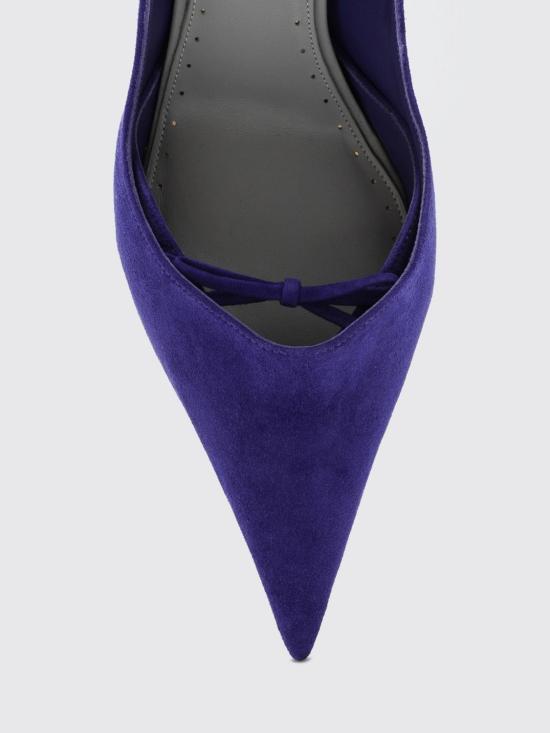 26FW 발렌시아가 블룸 스웨이드 펌프스 A008N4WCB30 4050 Violet - BALENCIAGA