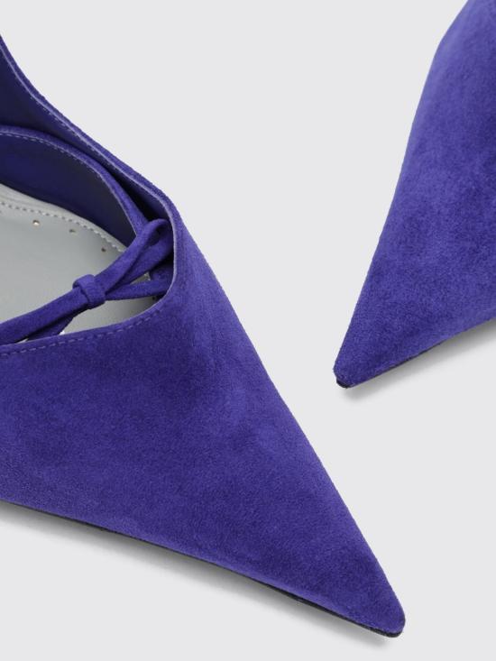 26FW 발렌시아가 블룸 스웨이드 펌프스 A008N4WCB30 4050 Violet - BALENCIAGA