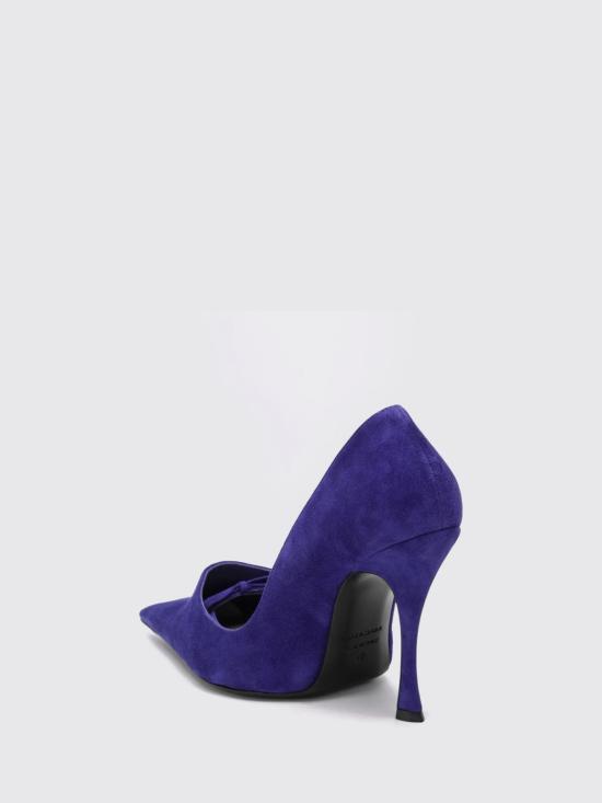 26FW 발렌시아가 블룸 스웨이드 펌프스 A008N4WCB30 4050 Violet - BALENCIAGA
