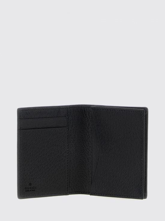 26FW 구찌 GG 마몽 플랩 카드 케이스 428737DJ20T 1000 Black - GUCCI
