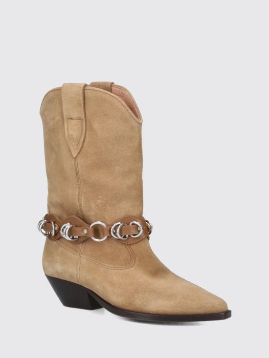 26FW 이자벨마랑 듀에르토 레더 카우보이 웨스턴 앵클 부츠 BO0003FFD4A23S 50TA Grey - ISABEL MARANT