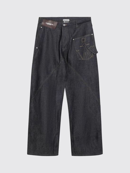 26FW JW앤더슨 데님 팬츠 DT0126PG1930 870 Navy - JW ANDERSON
