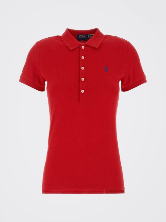 26FW 폴로 랄프로렌 슬림핏 스트레치 폴로 셔츠 211B18200 008 Red - POLO RALPH LAUREN