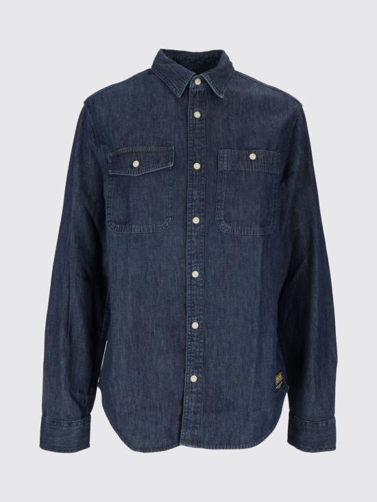 26FW 바버 셔츠 MSH5882 IN32 Blue - BARBOUR
