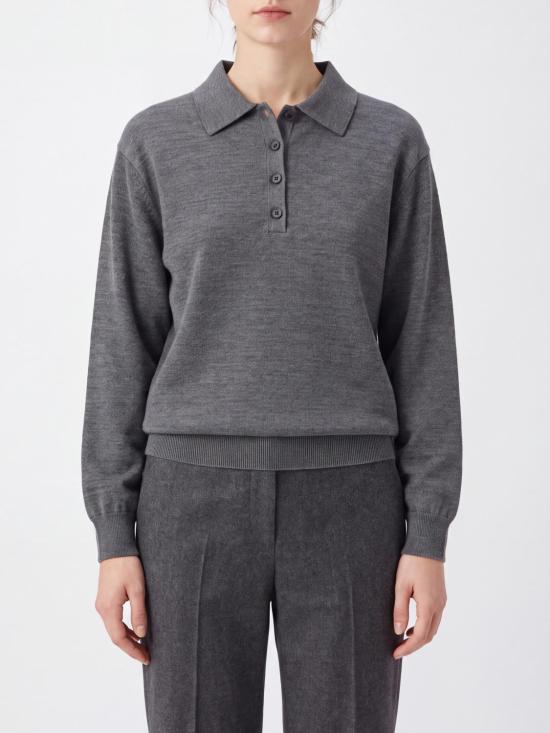 26FW 솔로트레 폴로 티셔츠 M3AC0047 ACU93S Grey