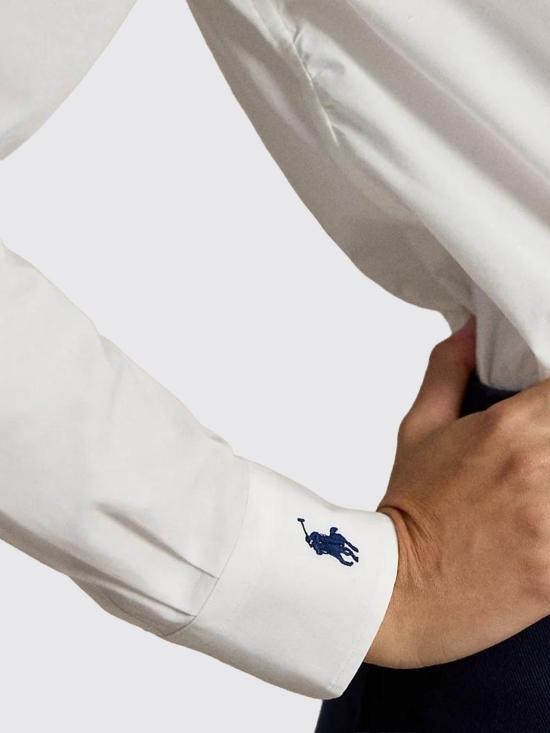26FW 폴로 랄프로렌 포니로고 코튼 셔츠 211941509 100 White - POLO RALPH LAUREN