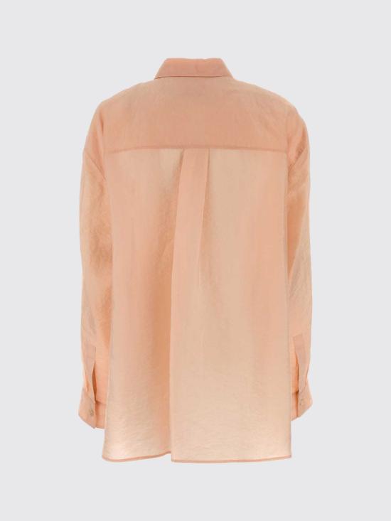 26FW 르메르 샤이니 큐프로 드레이프 셔츠 SH1324LF1642 PK007 Pink - LEMAIRE