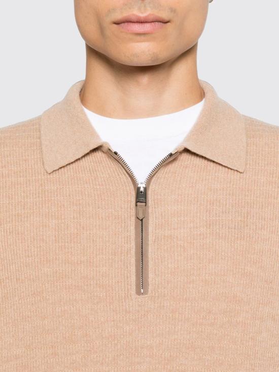 26FW 카날리 폴로 티셔츠 MK02547C1237 703 Beige - CANALI