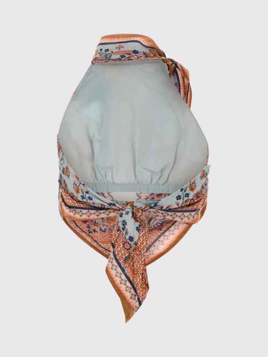 26FW 짐머만 탑 8063TSS261 BLUPF Gnawed Blue - ZIMMERMANN