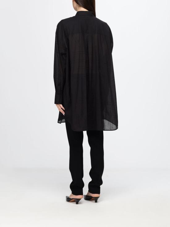 26FW 토템 셔츠 263WRD0254FB0239 001 Black - TOTEME