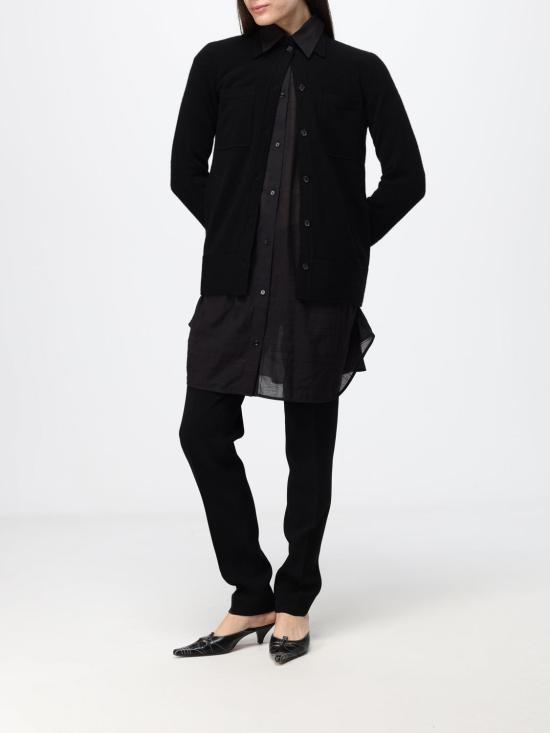 26FW 토템 셔츠 263WRD0254FB0239 001 Black - TOTEME
