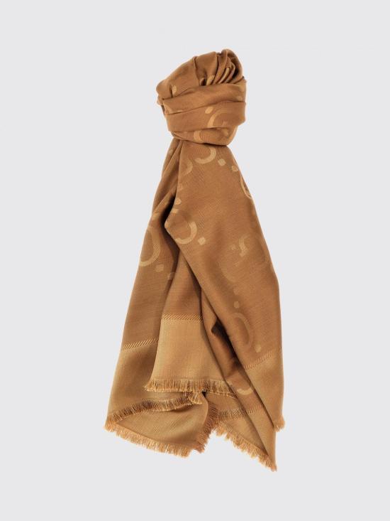 26FW 구찌 GG 자카드 실크 울 숄 6636713GC43 9800 Beige