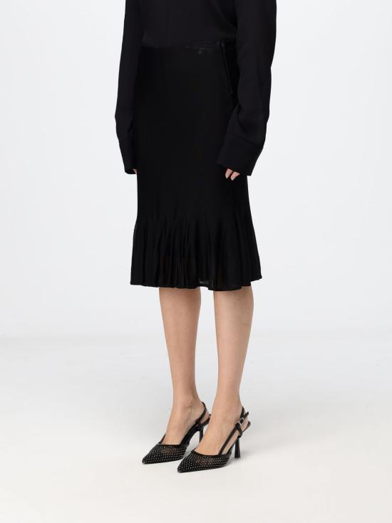 26FW 토템 스커트 263WRB0492YA0245 001 Black - TOTEME