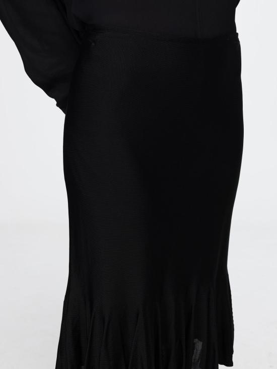 26FW 토템 스커트 263WRB0492YA0245 001 Black - TOTEME
