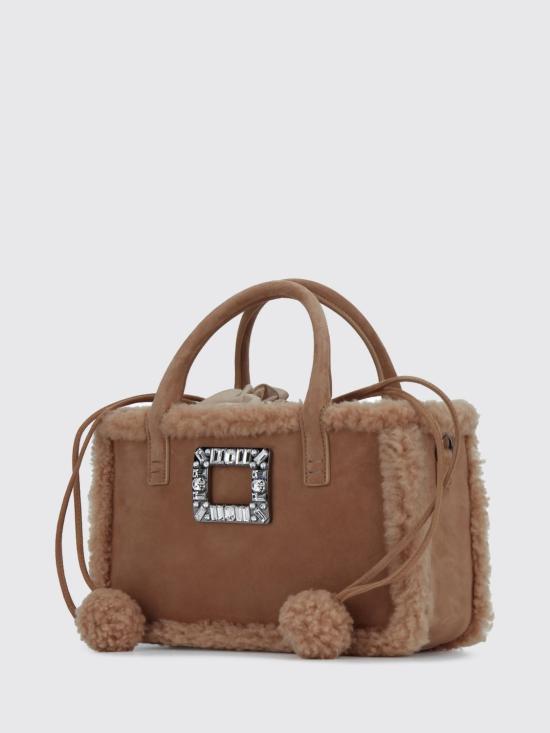 26FW 로저비비에 토트백 RBWAOZA3200UPV 5P87 Tobacco - ROGER VIVIER