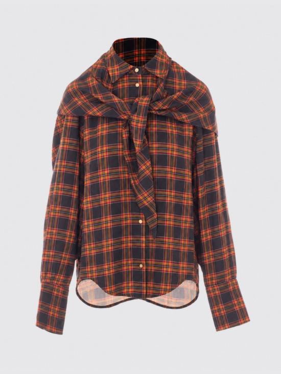 26FW 에센셜앤트워프 셔츠 KISS K1FS Orange - ESSENTIEL ANTWERP