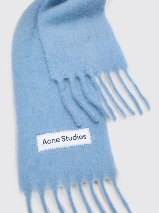 26FW 아크네 스튜디오 벨리 스키니 모헤어 머플러 CA0443D 228 Blue - ACNE STUDIOS