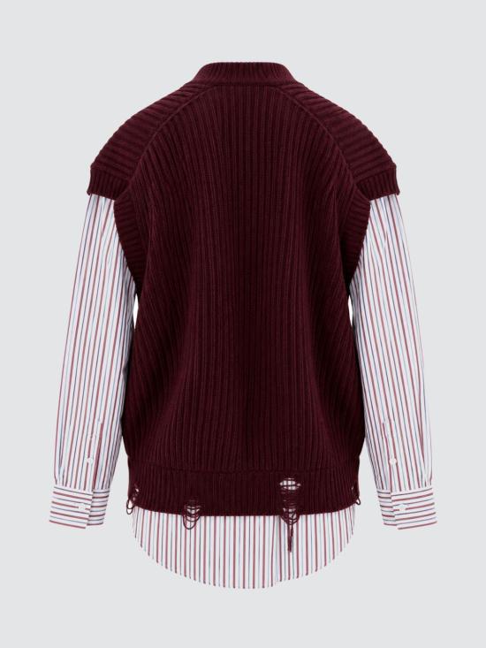 26FW 솔로트레 베스트 M3AC0016 ACU39S Burgundy - SOLOTRE