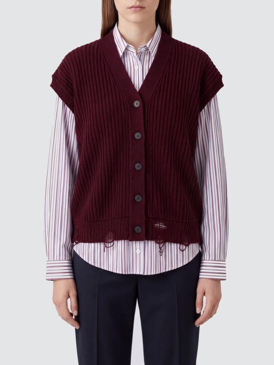 26FW 솔로트레 베스트 M3AC0016 ACU39S Burgundy