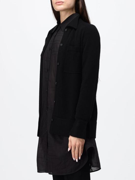 26FW 토템 셔츠 263WRT0785YA0016 001 Black - TOTEME