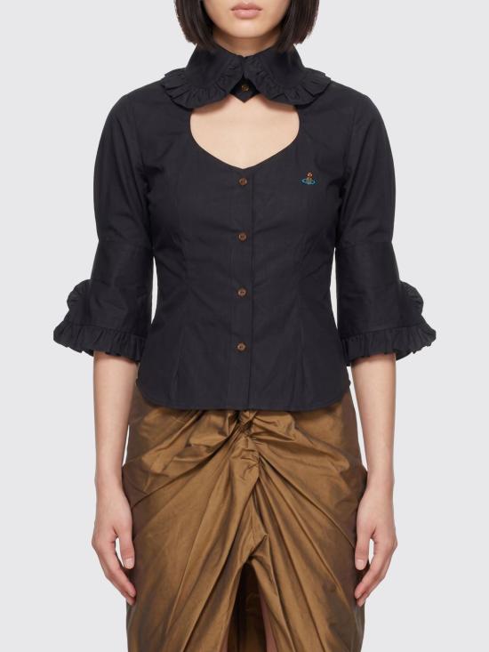 26FW 비비안웨스트우드 셔츠 1501006IW009Q N401 Black