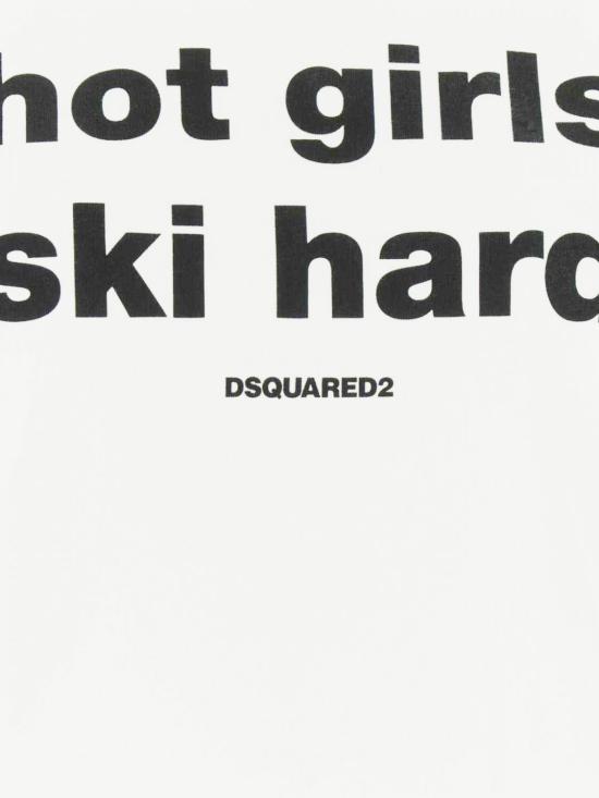 26FW 디스퀘어드2 반팔 티셔츠 S72GD0633D20106 100 White - DSQUARED2