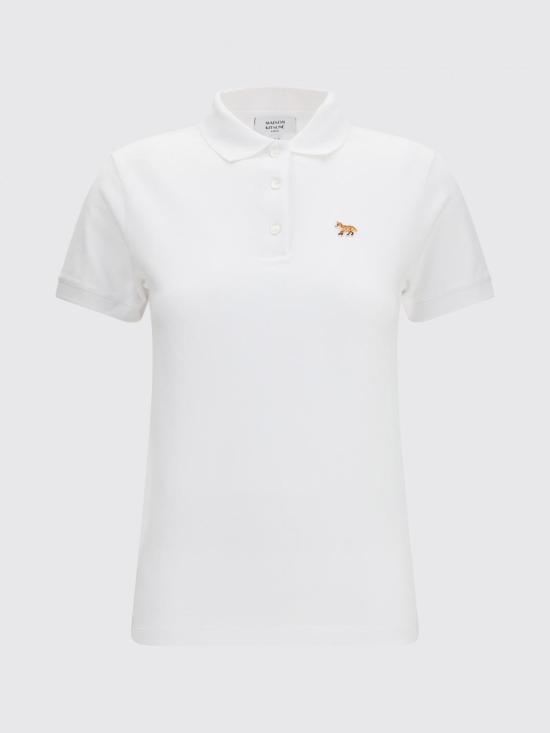 26FW 메종키츠네 폴로 티셔츠 MRWJL04KP0001 P100 White - MAISON KITSUNE