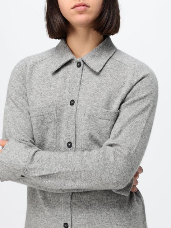 26FW 토템 셔츠 263WRT0785YA0016 018 Grey - TOTEME