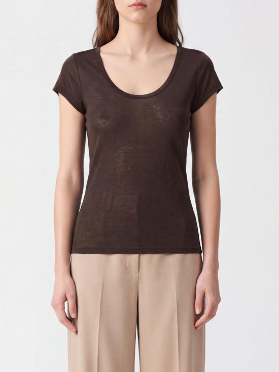26FW 팔로마울 넬라 티셔츠 XDME02 323 Brown